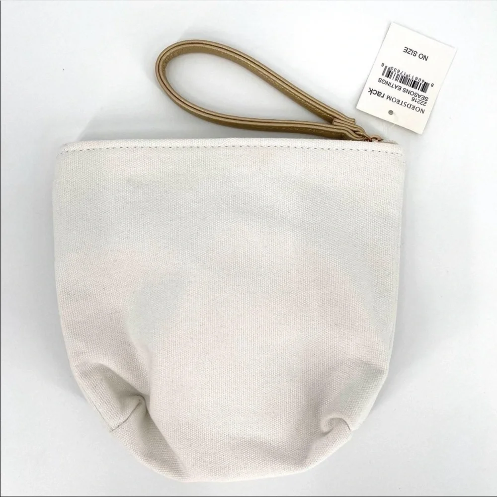 Certified Vegan Seasons Eatings Canvas Clutch Bag